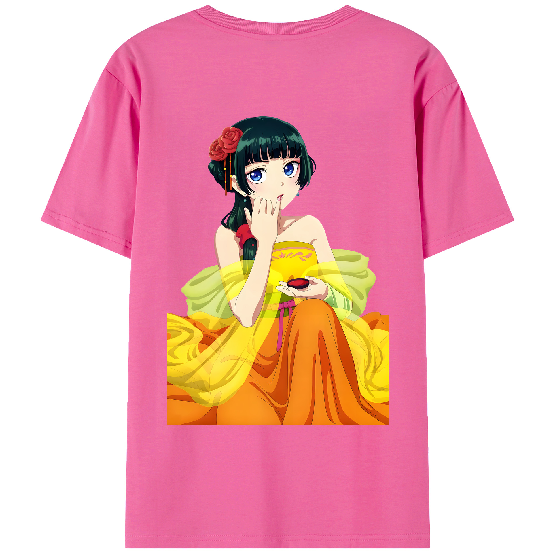 （画像用） 薬屋のひとりごと The Apothecary Diaries レディース半袖Tシャツ(バックプリント)